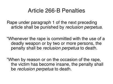 ra 8353 penalty